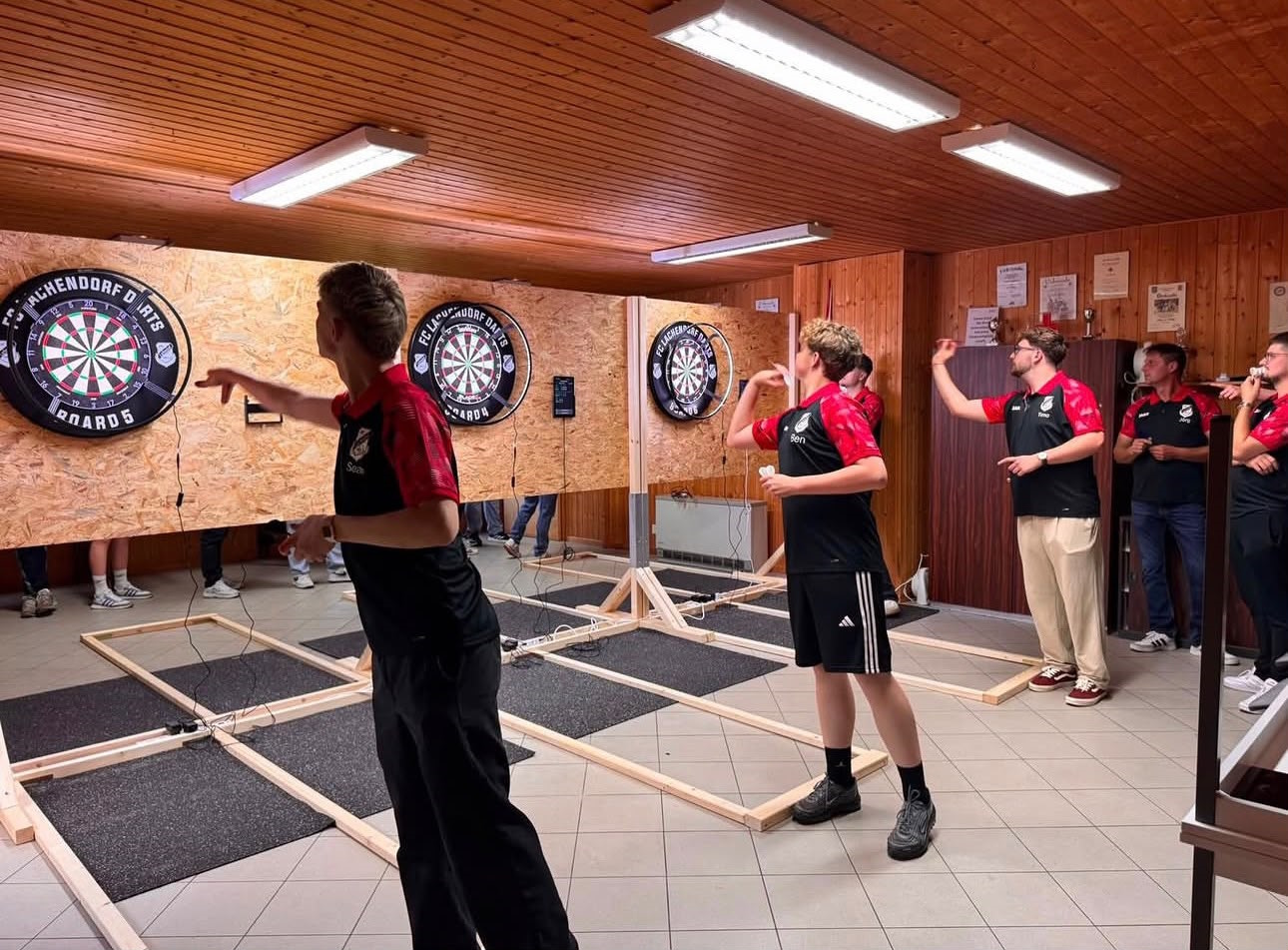 Dartspieler des FC Lachendorf